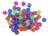 50 8mm Multicolor Dice Bead 8mm Cube Beads Plastic Dice Beads Six Sided Dice Mixed Beads Acrylic Cube Beads Jewelry Making Beading Supplies
