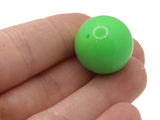 10 20mm Round Green Beads Vintage Plastic Beads Jewelry Making Beading Supplies Acrylic Beads Lightweight Sturdy Beads to String