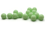 12 14mm Beads Large Round Light Green Vintage Lucite Beads Celadon Beads Ball Beads Gumball Beads New Old Stock Beads Jewelry Making