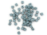 60 7mm Light Blue Cube Beads Vintage Beads Plastic Spacer Beads New Old Stock Beads to String Jewelry Making Beading Supplies
