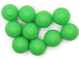 10 20mm Round Green Beads Vintage Plastic Beads Jewelry Making Beading Supplies Acrylic Beads Lightweight Sturdy Beads to String