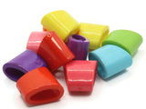 11 20mm Mixed Color Trapezoid Acrylic Beads Plastic Beads Jewelry Making Beading Supplies Loose Large Hole Beads to String Smileyboy