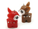 2 33mm Mixed Color Deer Charms Resin Charms Toy Pendants Miniature Cute Charms Jewelry Making Beading Supplies kitsch charms Smileyboy