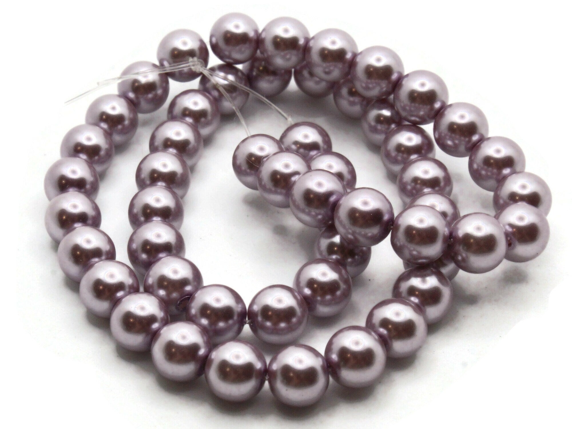 Glass Pearl Beads for Jewelry Making, Faux Pearls for Crafts with