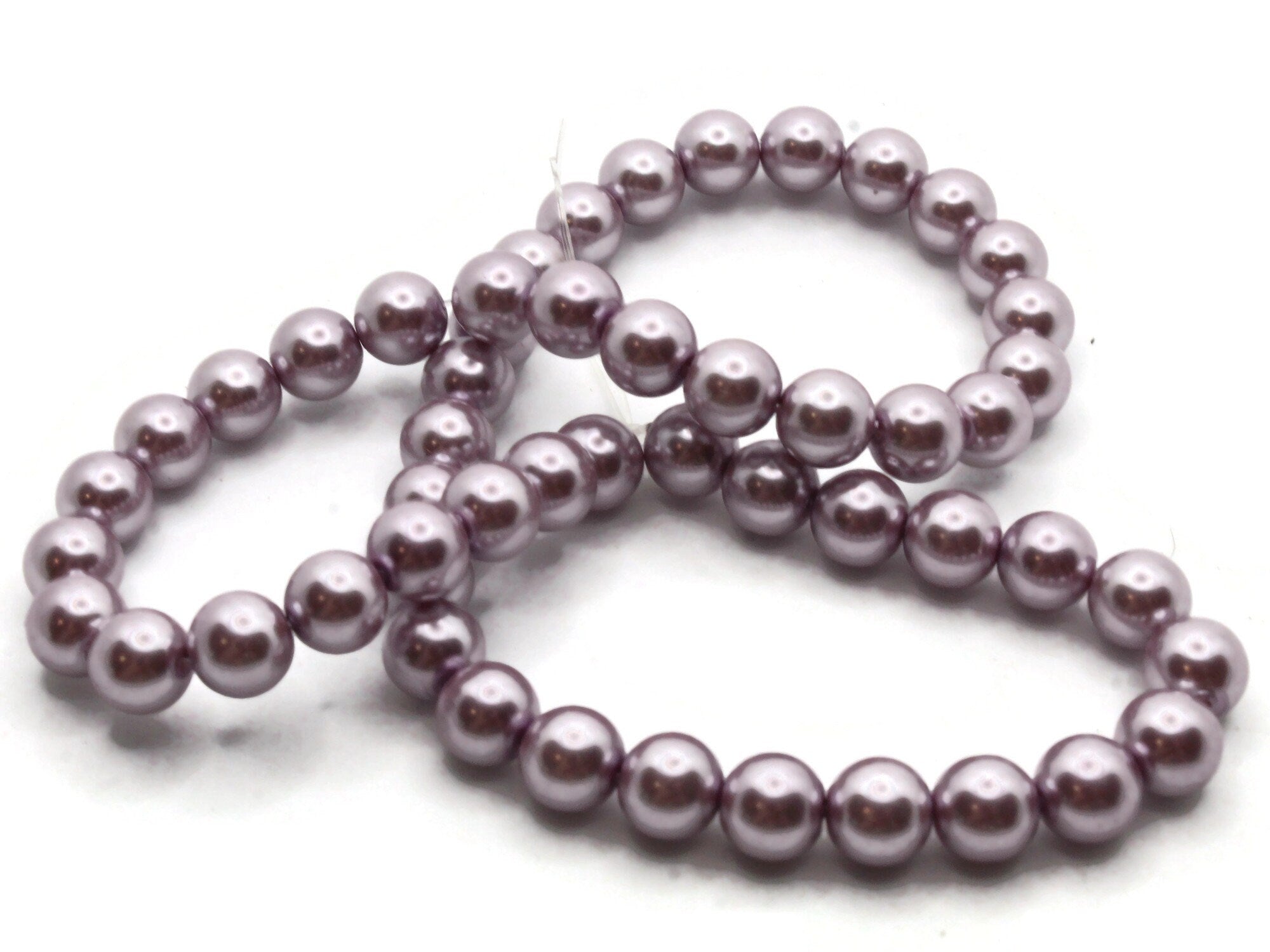Lavender Faux Pearls