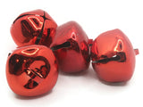 4 30mm Red Jingle Bells Christmas Sleigh Bell Charms Beads Jewelry Making Beading Supplies Craft Supplies Smileyboy