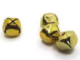 4 30mm Yellow Gold Jingle Bells Christmas Sleigh Bell Charms Beads Jewelry Making Beading Supplies Craft Supplies Smileyboy