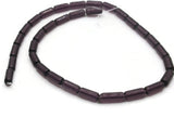 10mm Tube Beads Purple Beads Full Bead Strand Transparent Beads Jewelry Making Beading Supplies