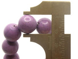 30 14mm Round Purple Synthetic Turquoise Gemstone Beads Dyed Beads Jewelry Making Beading Supplies Stone Beads
