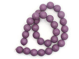 30 14mm Round Purple Synthetic Turquoise Gemstone Beads Dyed Beads Jewelry Making Beading Supplies Stone Beads