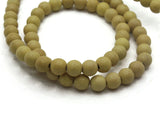 68 6mm Round Yellow Synthetic Turquoise Gemstone Beads Dyed Beads Jewelry Making Beading Supplies Stone Beads