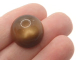 4 18mm Vintage Brown Moonglow Lucite Shank Buttons Sewing Notions Jewelry Making Beading Supplies Sewing Supplies