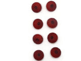 8 19mm Vintage Red Plastic Shank Buttons Sewing Notions Jewelry Making Beading Supplies Sewing Supplies