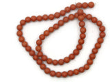 65 5mm to 6mm Round Orange Howlite Beads Gemstone Beads Dyed Beads Jewelry Making Beading Supplies Howlite Stone Beads