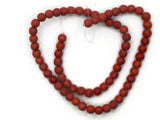65 5mm to 6mm Round Red Howlite Beads Gemstone Beads Dyed Beads Jewelry Making Beading Supplies Howlite Stone Beads