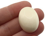 6 29mm Ivory Oval Cabochons Vintage Lucite Cabs Japanese Lucite Cabs Plastic Cabochons Mosaic Supplies Jewelry Making Smileyboy