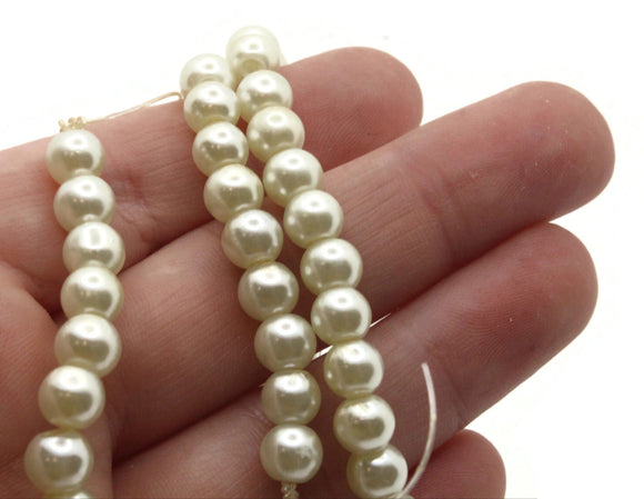HILELIFE hilelife 1500pcs pearl beads for jewelry making, 4mm 6mm 8mm 10mm  round loose pearls beads with hole, bracelet pearls for cra