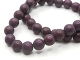 42 9mm to 10mm Round Purple Howlite Beads Gemstone Beads Dyed Beads Jewelry Making Beading Supplies Howlite Stone Beads