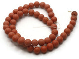 51 7mm to 8mm Round Orange Howlite Beads Gemstone Beads Dyed Beads Jewelry Making Beading Supplies Howlite Stone Beads