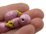 Porcelain Eggplant Beads Aubergine Beads Porcelain Glass Beads Food Beads Jewelry Making Beading Supplies Loose Bead