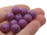 10 11mm 7/16 Inch Purple Ball Buttons Lucite Round Buttons Vintage Lucite Buttons Jewelry Making Beading Supplies Sewing Supplies