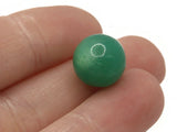 8 12mm 1/2 Inch Green Ball Buttons Moonglow Lucite Round Buttons Vintage Lucite Button Jewelry Making Beading Supplies Sewing Supplies