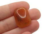 7 25mm x 18mm Honey Brown Rectangle Cabochons Vintage Lucite Plastic Cabochon Mosaic Supplies Jewelry Making Smileyboy
