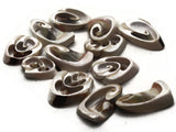 12 23mm to 30mm Sliced Shell Pendant Spiral Slice Beads Large Pendant Beach Beads Mermaid Beads Pendants Charms Seashell Pendant Smileyboy