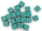 20 13mm Opaque Sky Blue Dice Beads 8mm Cube Beads Plastic Cube Beads Six Sided Dice Acrylic Dice Beads