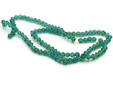 95 4mm Green Beads Glass Bicone Beads Faceted Beads Spacer Beads Small Beads Jewelry Making Beading Supplies Bead Strand