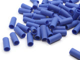 100 13mm Sky Blue Tube Beads Plastic Straw Beads Jewelry Making Beading Supplies Loose Beads Smileyboy