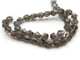 40 8mm Purple Bicone Beads Glass Beads Jewelry Making Beading Supplies Spacer Beads Small Beads Full Strand