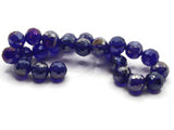 25 12mm Faceted Round Beads Blue Beads Glass Beads Full Strand Beading Supplies Jewelry Making Faceted Round Beads