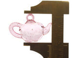 6 32mm Baby Pink Teapots Teapot Charms Miniature Tea Pots Plastic Charms Gumball Charms Mini Teapots