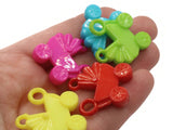 12 30mm Mixed Color Baby Buggy Charms Multi-Color Plastic Pram Stroller Charms Jewelry Making Beading Supplies Bubble Gum Charm Pendant