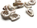 12 23mm to 30mm Sliced Shell Pendant Spiral Slice Beads Large Pendant Beach Beads Mermaid Beads Pendants Charms Seashell Pendant Smileyboy