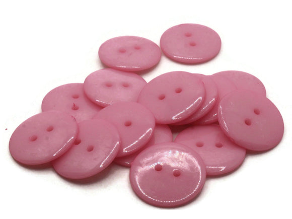 30 pcs Cute mix size big Heart Buttons 2 Holes assorted colors size 12 - 33  mm 