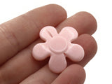 8 27mm Flower Beads Pink and Bright Pink Daisy Plant Beads Large Plastic Beads Acrylic Beads to String Jewelry Making Beading Supplies