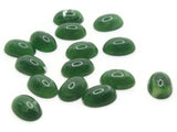 15 14mm x 9mm Green Swirling Oval Cabochons Vintage Japanese Lucite Cabochons Loose Plastic Tiles Jewelry Making