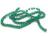 95 4mm Green Beads Glass Bicone Beads Faceted Beads Spacer Beads Small Beads Jewelry Making Beading Supplies Bead Strand