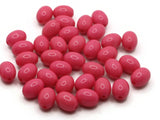 40 12mm Pink Plastic Beads Oval Beads Jewelry Making Beading Supplies
