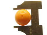 8 19mm Round Orange Vintage Lucite Beads Jewelry Making New Old Stock Craft Supplies Orange Lucite Beads